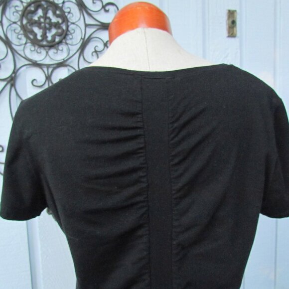 HARLEY-DAVIDSON T-SHIRT, M, METAL BLING DESIGN, BLACK, EUC - Picture 3 of 4